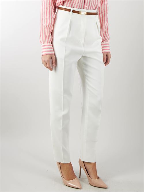 Cotton trousers with pences and belt Max Mara Studio MAX MARA STUDIO |  | VETRINO1